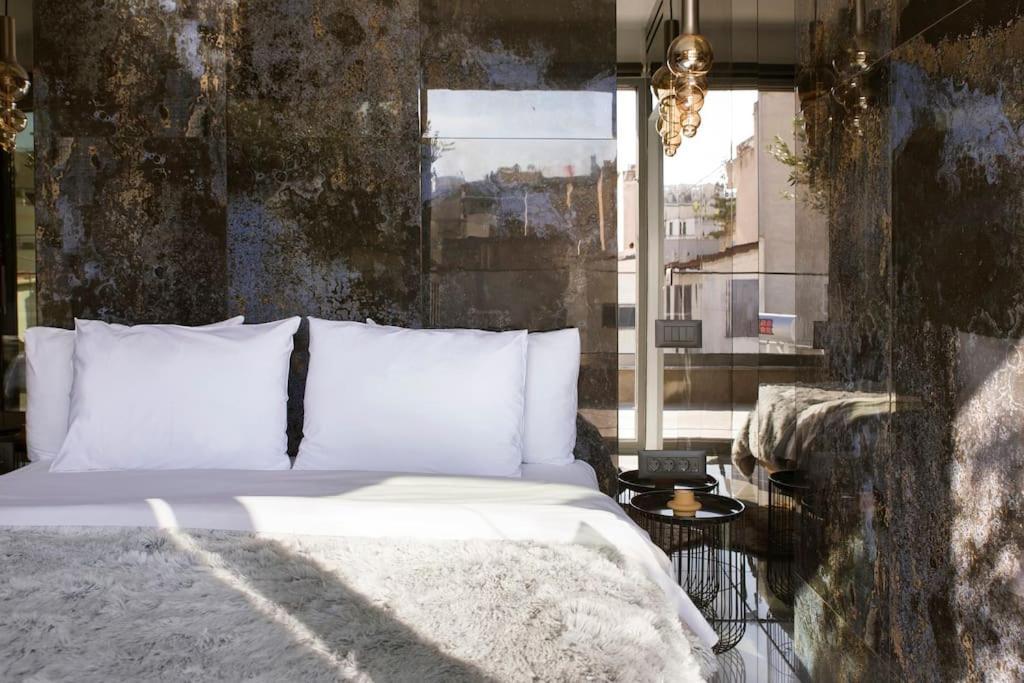 Luxury Acropolis View Apartment-Living Stone Black Pearl Афины Экстерьер фото