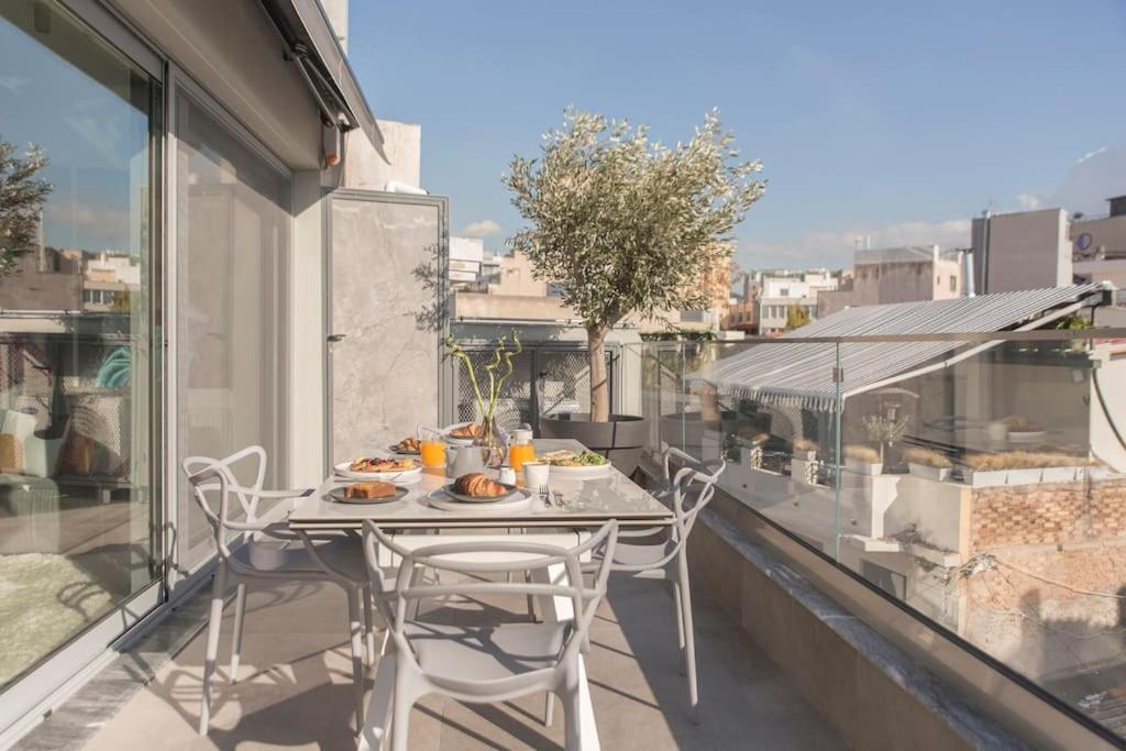 Luxury Acropolis View Apartment-Living Stone Black Pearl Афины Экстерьер фото