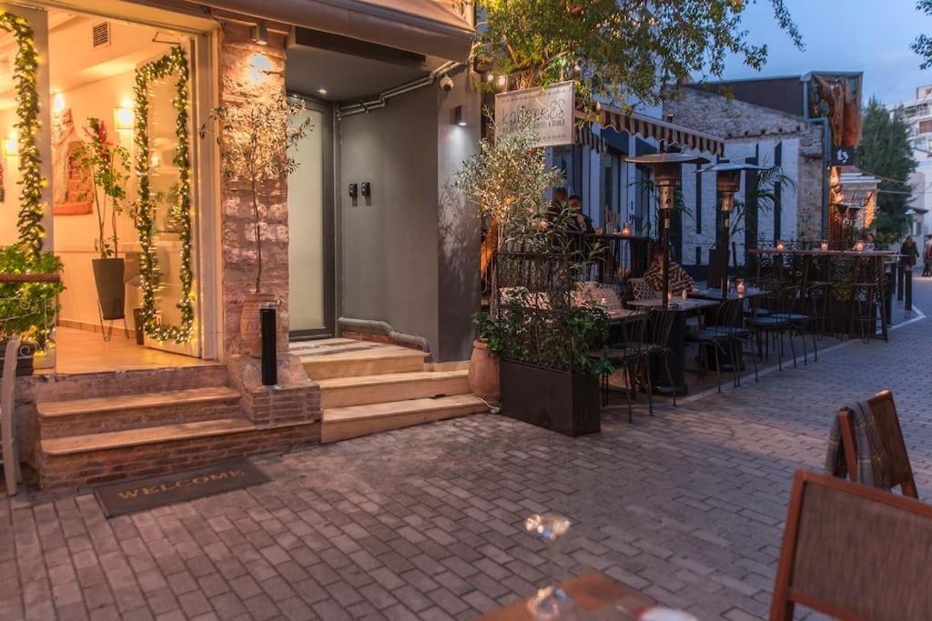 Luxury Acropolis View Apartment-Living Stone Black Pearl Афины Экстерьер фото