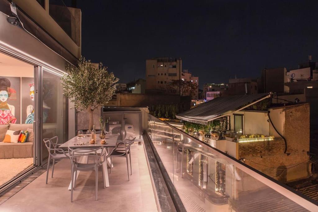Luxury Acropolis View Apartment-Living Stone Black Pearl Афины Экстерьер фото